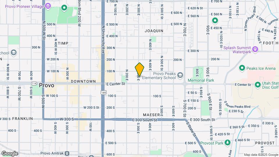 42 N 300 E-Unit -44 N Main Floor Map and Location Details