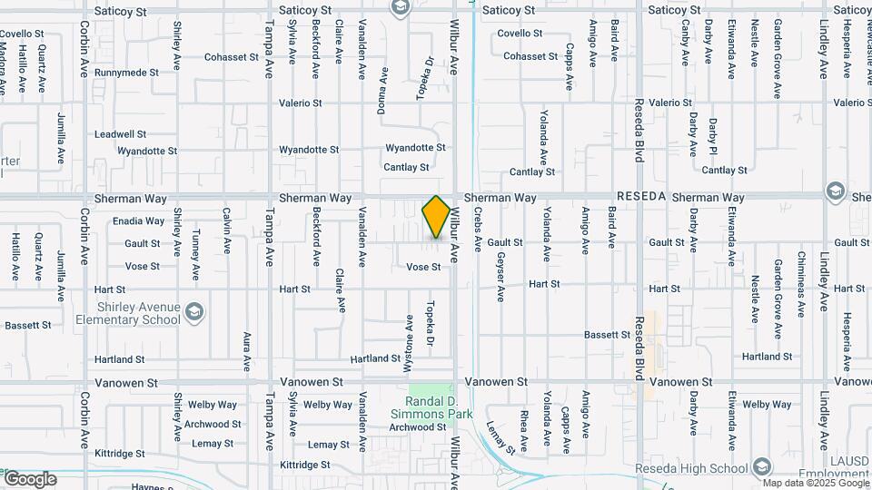 18924-18934 Gault St Map and Location Details