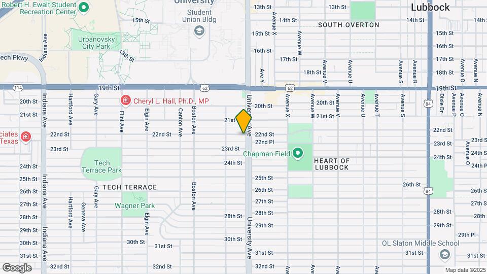 2505 22nd St Map and Location Details