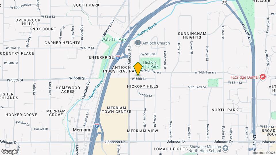 8520 W 55th St Map and Location Details