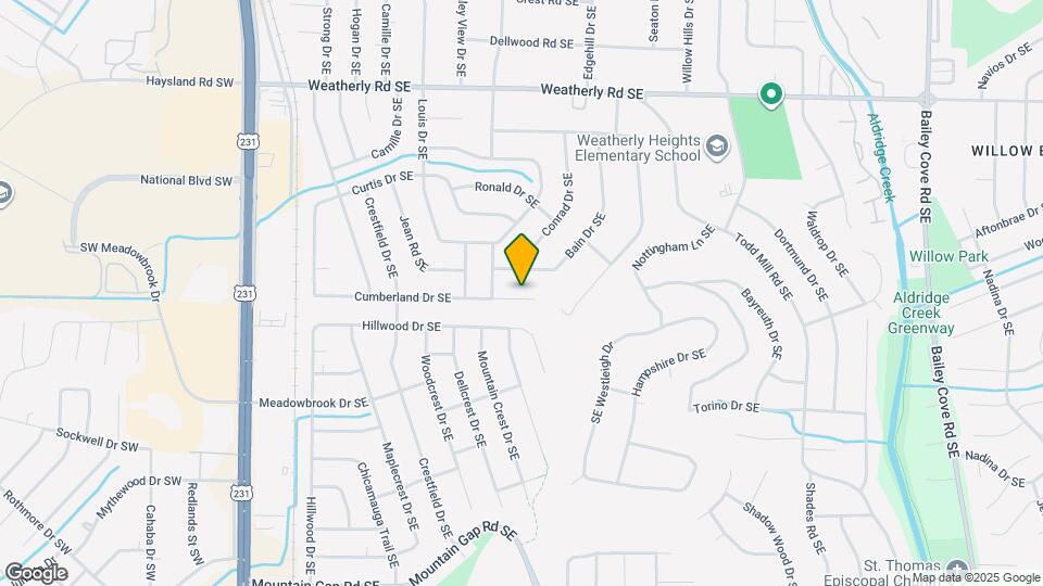 409 Cumberland Dr SE Map and Location Details