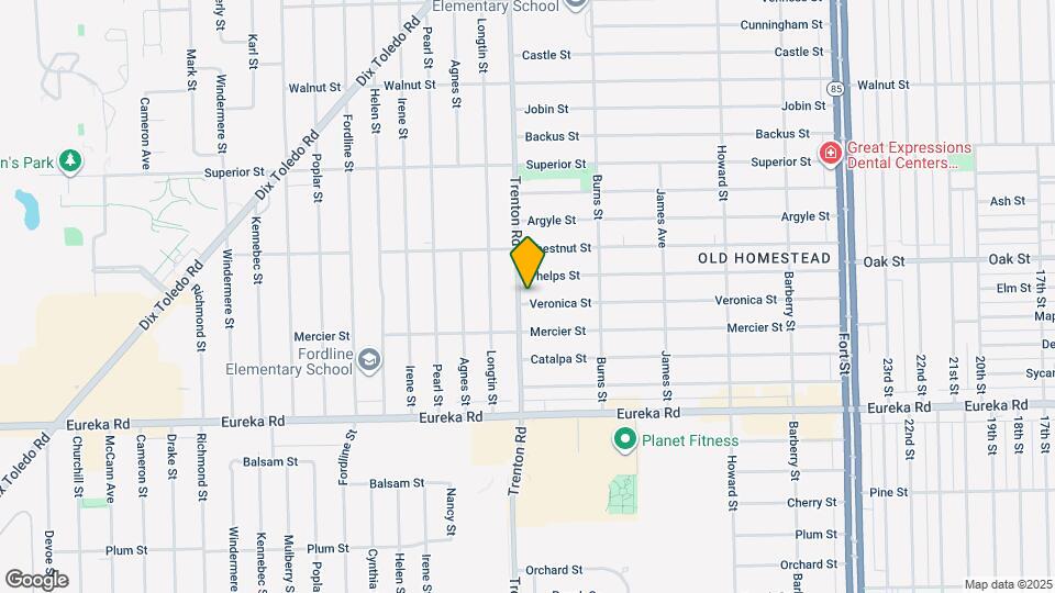 14521 Trenton Rd Map and Location Details