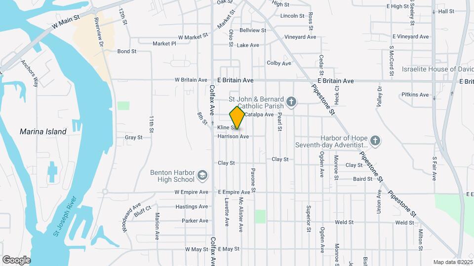 694 McAllister Ave Map and Location Details