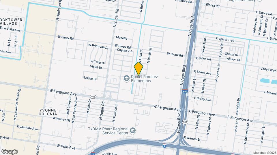 704 W Bahamas, Unit 2 Mapa y Detalles de la Ubicación