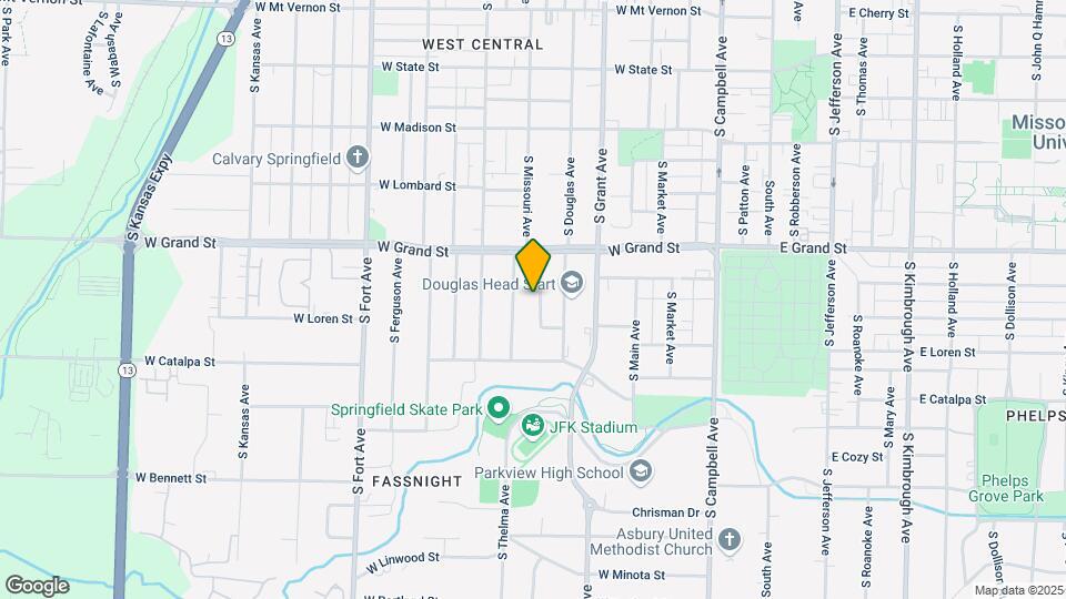 1043 S Missouri Ave Map and Location Details