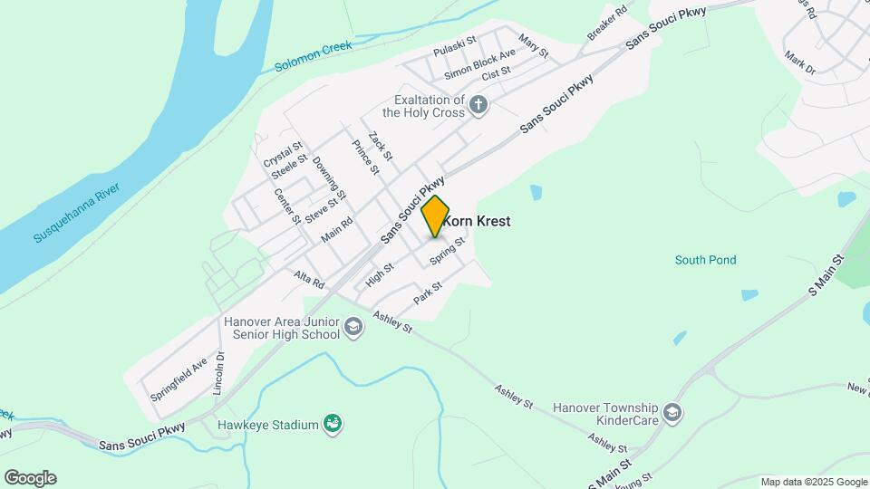 1022 Ridge St Map and Location Details