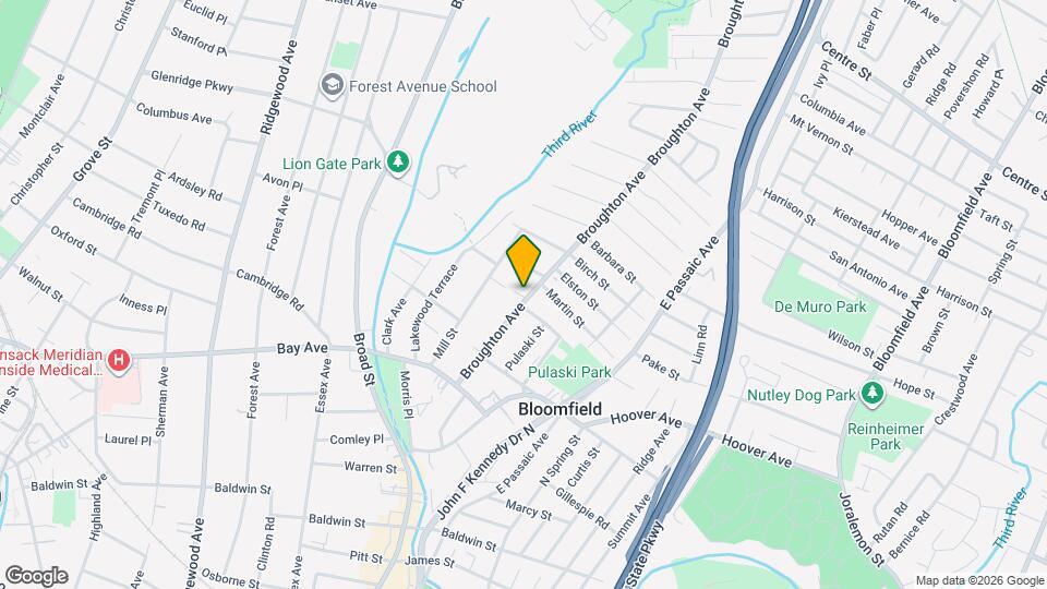 98 Broughton Ave Map and Location Details