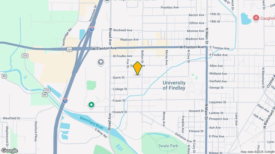 628 Davis St Map and Location Details