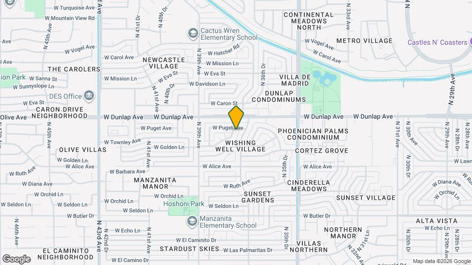 8831 N 37th Dr, Unit 132 Map and Location Details