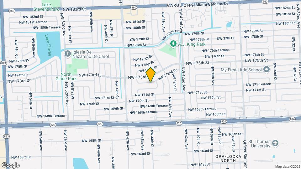 4430 NW 172nd Dr Map and Location Details