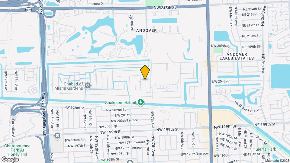 20490 NW 7th Ct Map and Location Details