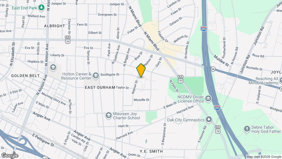 414 Raynor St, Unit D2 Map and Location Details