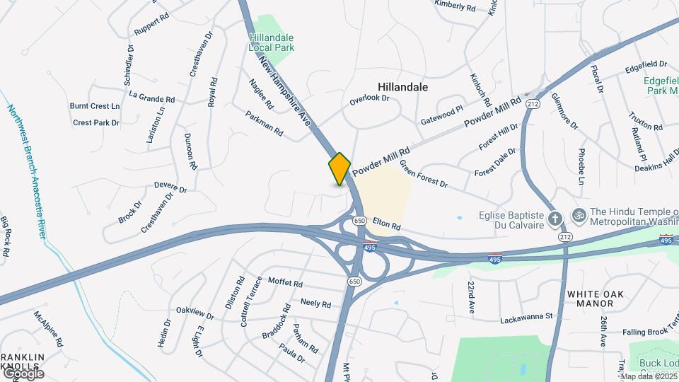 Hillandale Gateway Map and Location Details