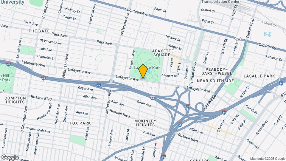 2102 Lafayette Ave, Unit D Map and Location Details