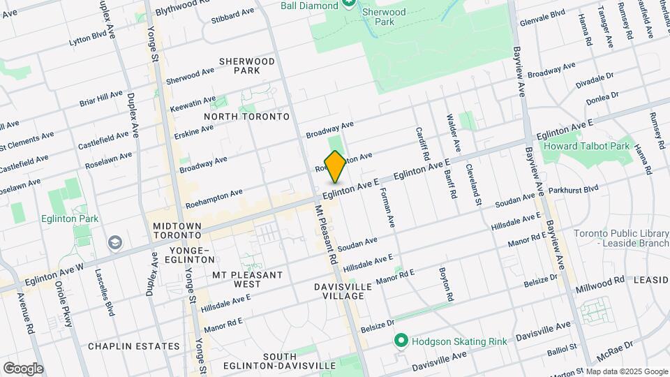 306-2466 EGLINTON Ave Map and Location Details