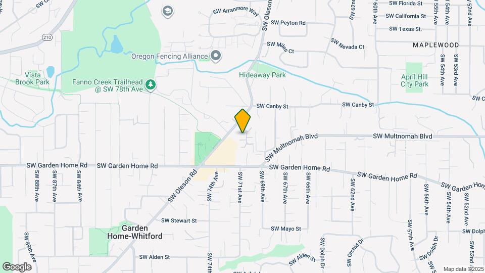 7164 SW Oleson Rd Mapa y Detalles de la Ubicación