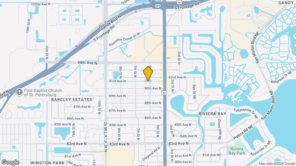 508 91st Ave N, Unit 508 Map and Location Details