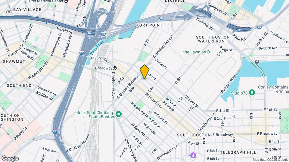 105 W 3rd St, Unit 5 Map and Location Details