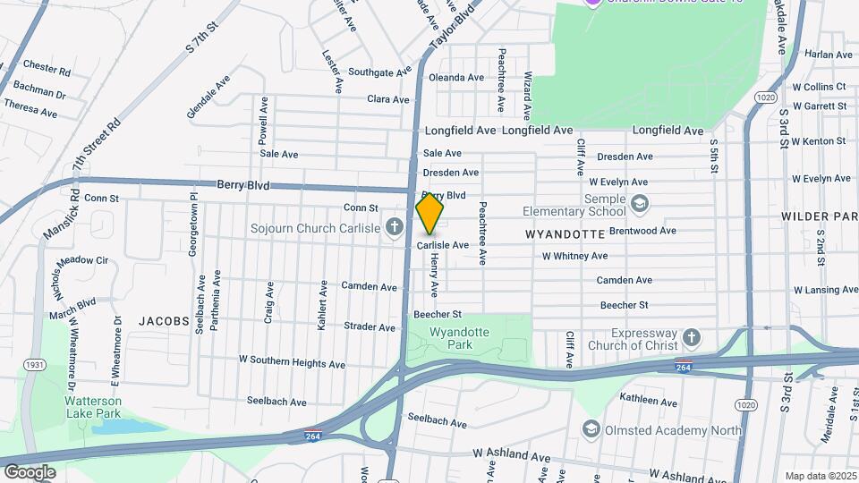 3526 Henry Ave Map and Location Details