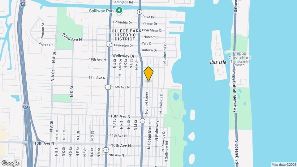 1616 N N St Map and Location Details