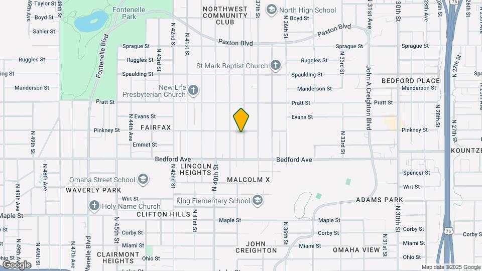 3354 N 38th St Map and Location Details
