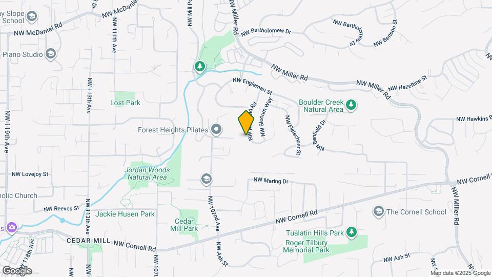 1317 NW Mayfield Rd, Unit Luxury Lower-Level Suite Map and Location Details