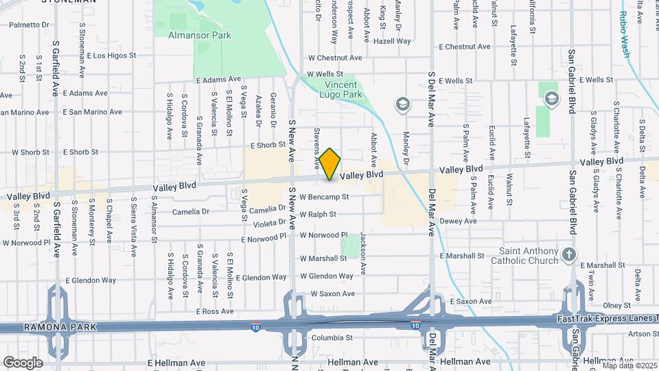 358-398 W Valley Blvd Map and Location Details