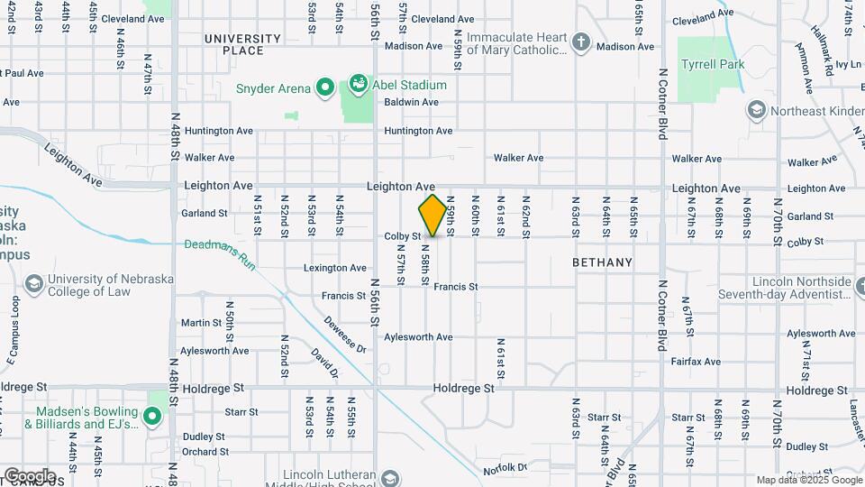 2030 N 58th St Map and Location Details