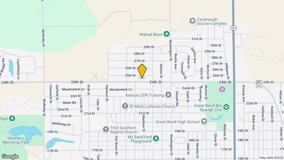 2906 24th St Map and Location Details