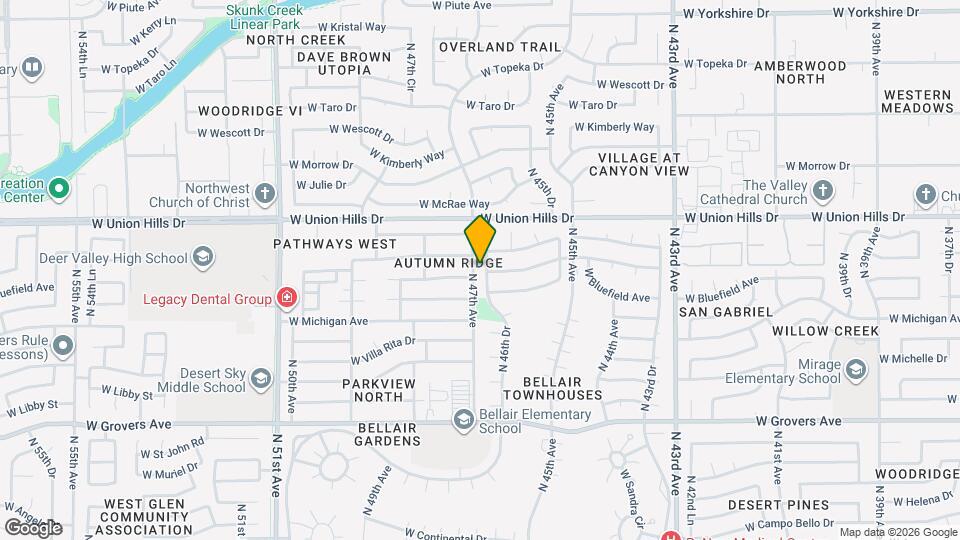 18408 N 46th Dr Map and Location Details