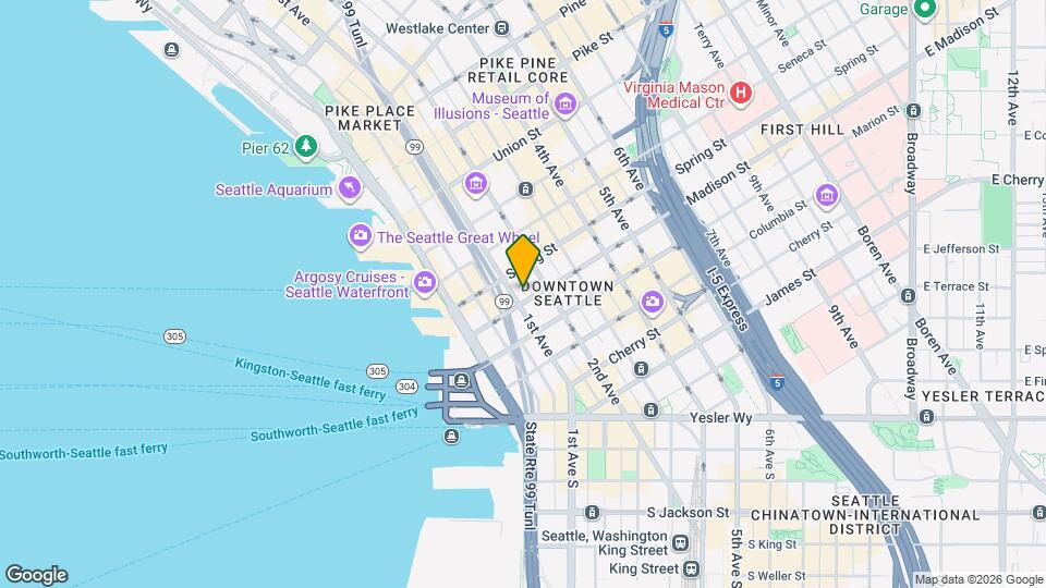 1000 1st Ave Map and Location Details