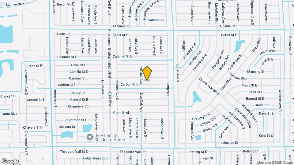 851 Carbon St E Map and Location Details
