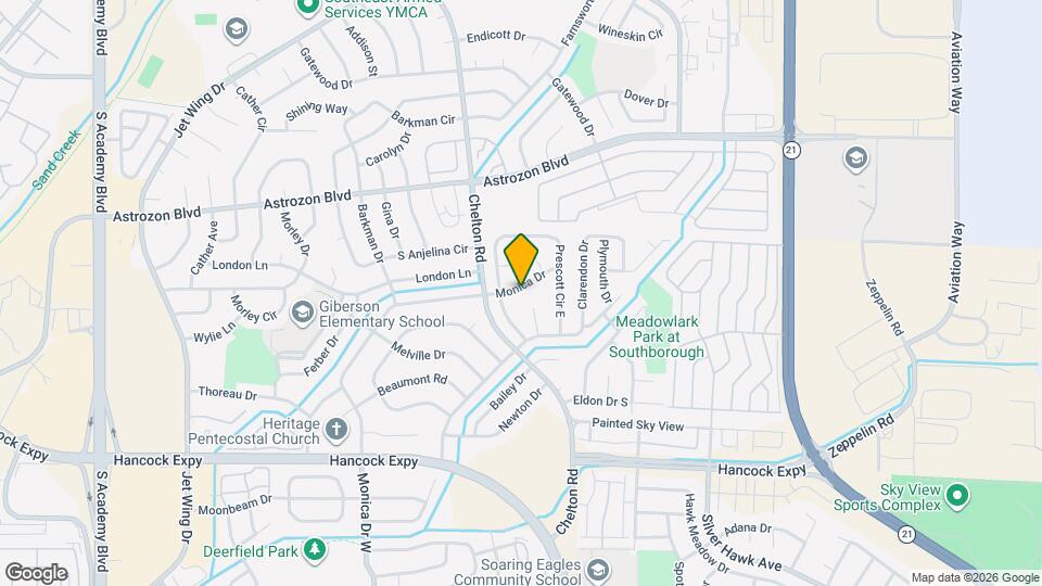4645 Monica Dr Map and Location Details