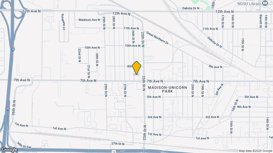 709 26th St N Map and Location Details