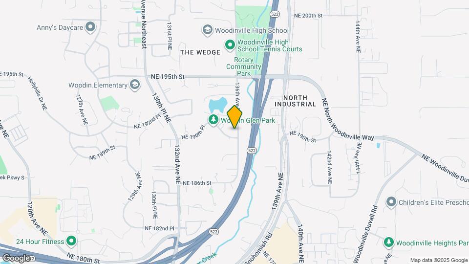 13540 NE 190th Pl Map and Location Details