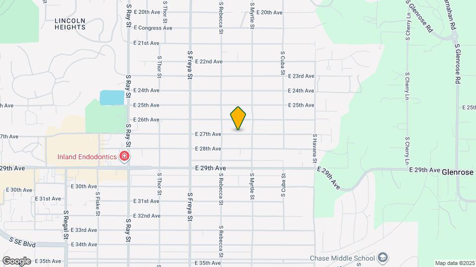 3913 E 27th Ave Mapa y Detalles de la Ubicación