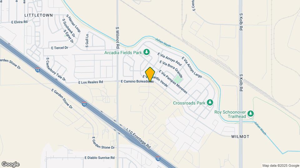 6505 E Paseo Alga Map and Location Details