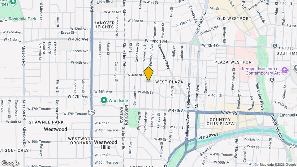 4521 Fairmount Ave Map and Location Details