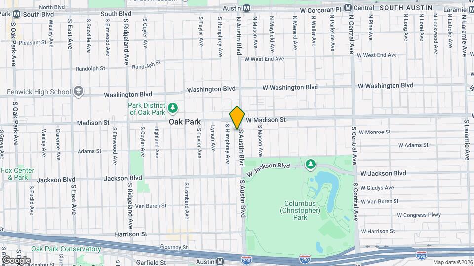 18 S Austin Blvd Map and Location Details