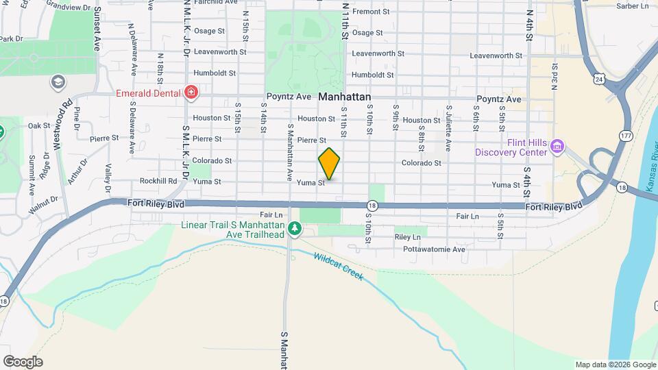 1119 Yuma St Map and Location Details