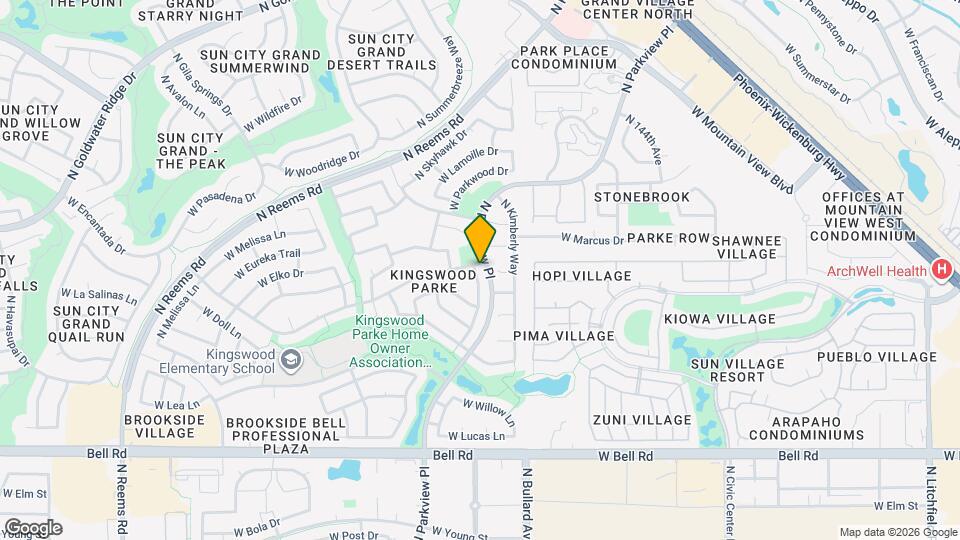 17617 N Larkspur Ln Map and Location Details