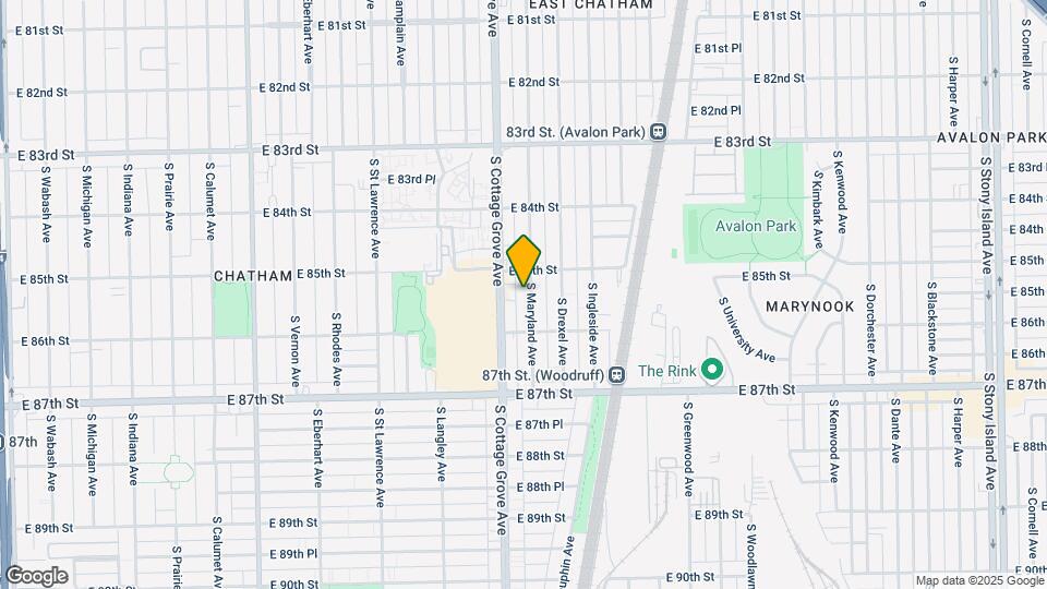 8522 S Maryland Ave Map and Location Details
