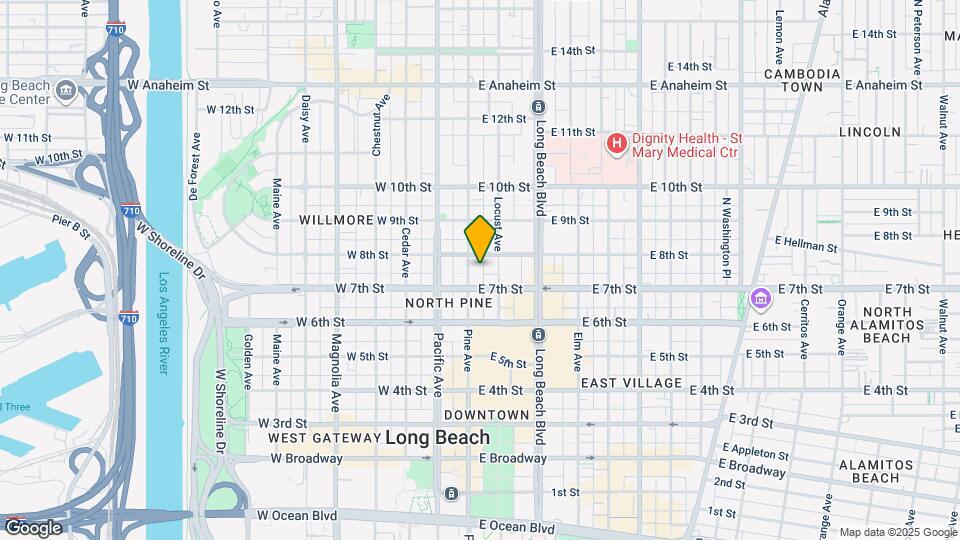 730 Pine Ave. Mapa y Detalles de la Ubicación