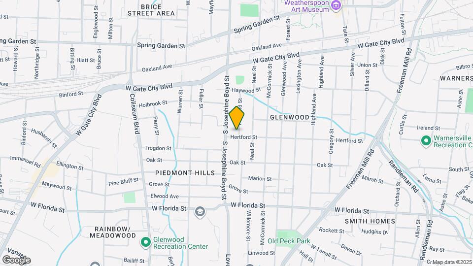 1020 Portland St Mapa y Detalles de la Ubicación