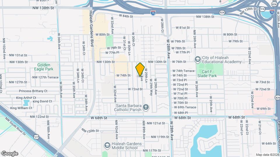 7358 W 30th Ave Map and Location Details