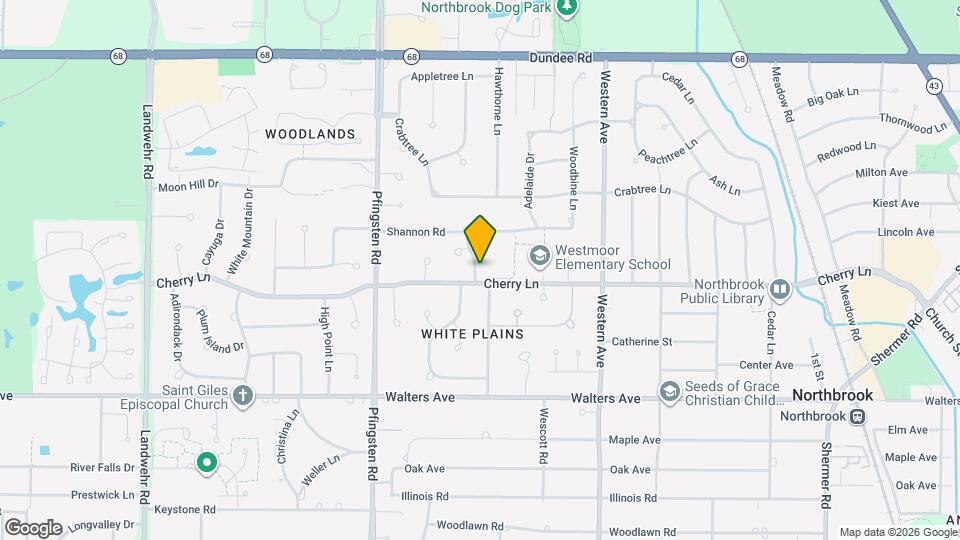 1135 Crestwood Dr Map and Location Details