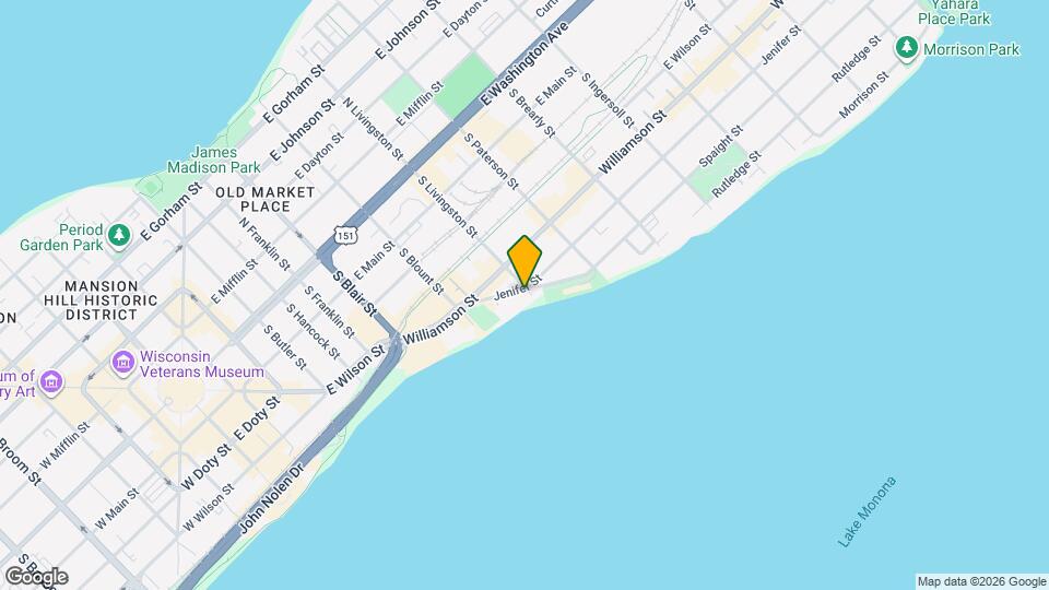 751 Jenifer St Map and Location Details