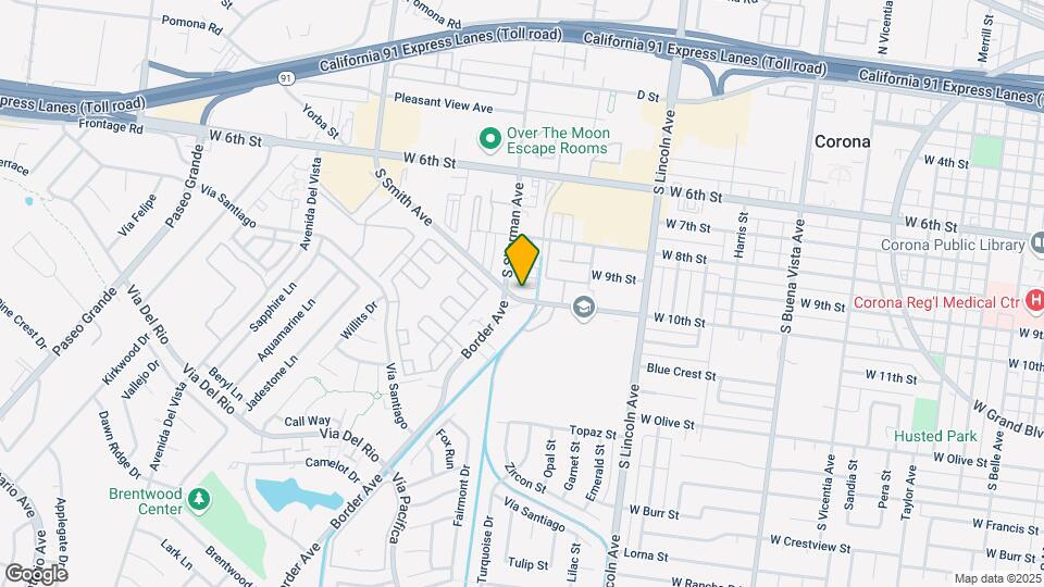 1265 W 10th St Map and Location Details