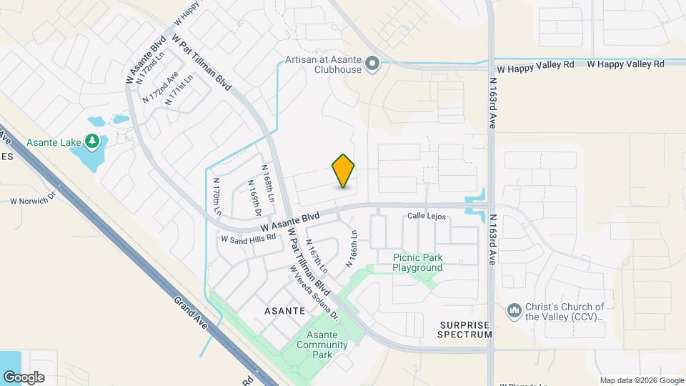 16688 W Alameda Rd Map and Location Details