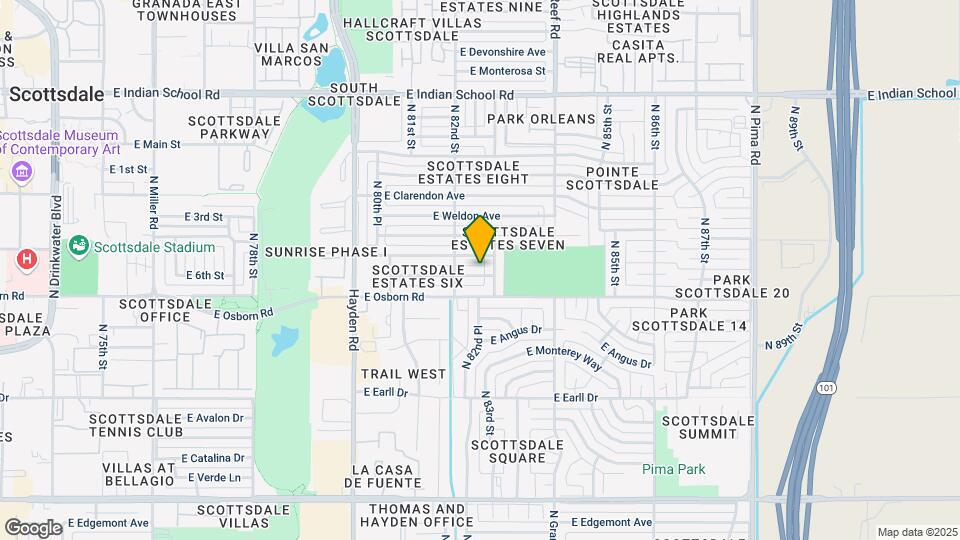8226 E Mitchell Dr Map and Location Details